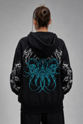Blue Ornamental Hoodie