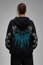 Blue Ornamental Hoodie
