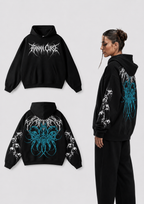 Blue Ornamental Hoodie