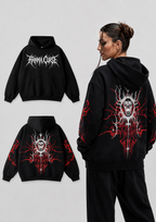 Red Ornamental Hoodie