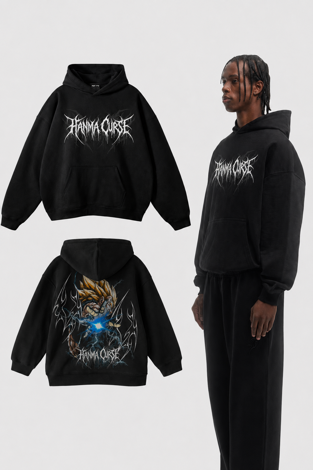 Vegeta Cursed Hoodie